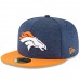 Men's Denver Broncos New Era Navy/Orange 2018 NFL Sideline Home Official 59FIFTY Fitted Hat 3058361